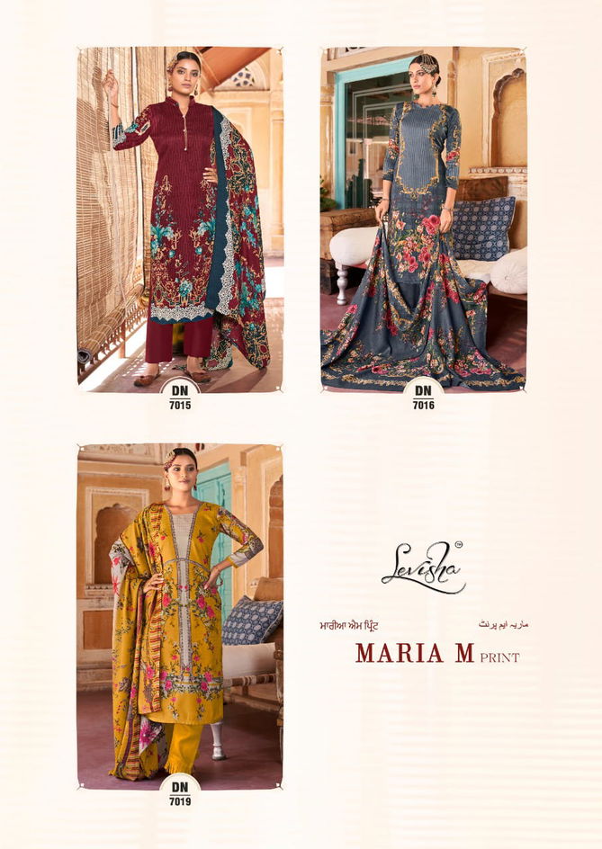 Maria M Print By Levisha Pakistani Style Pashmina Dress Material Wholesale Shop In Surat